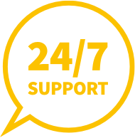 24/7 Support